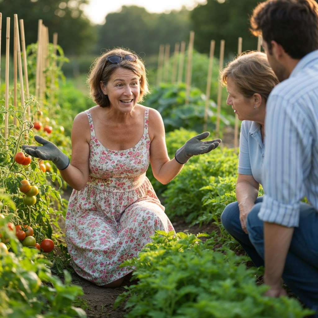 Professional community agriculture & social impact photo example for Seeds of Connection: AI Photos for Community Garden Coordinators and Neighborhood Growing Initiatives