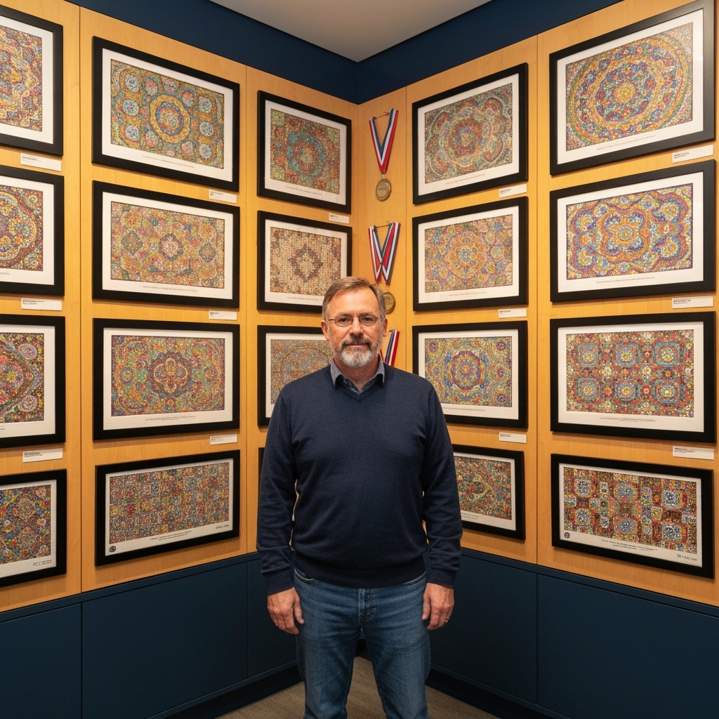 Professional competitive puzzle sports & mental athletics photo example for Piece by Piece Perfection: AI Photos for Competitive Puzzle Solvers and Jigsaw Tournament Champions