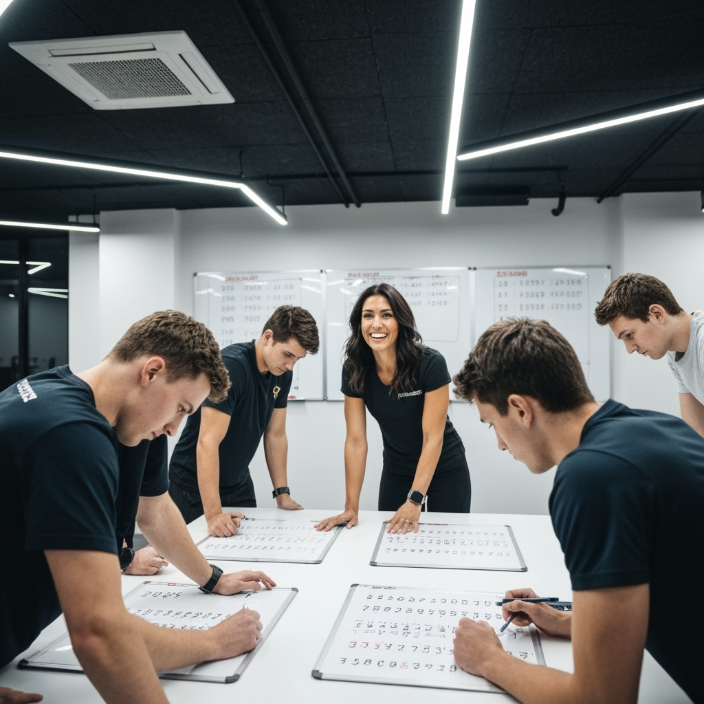 Professional memory sports & cognitive competition photo example for Mind Over Matter: AI Photos for Memory Champions and Competitive Mental Athletes