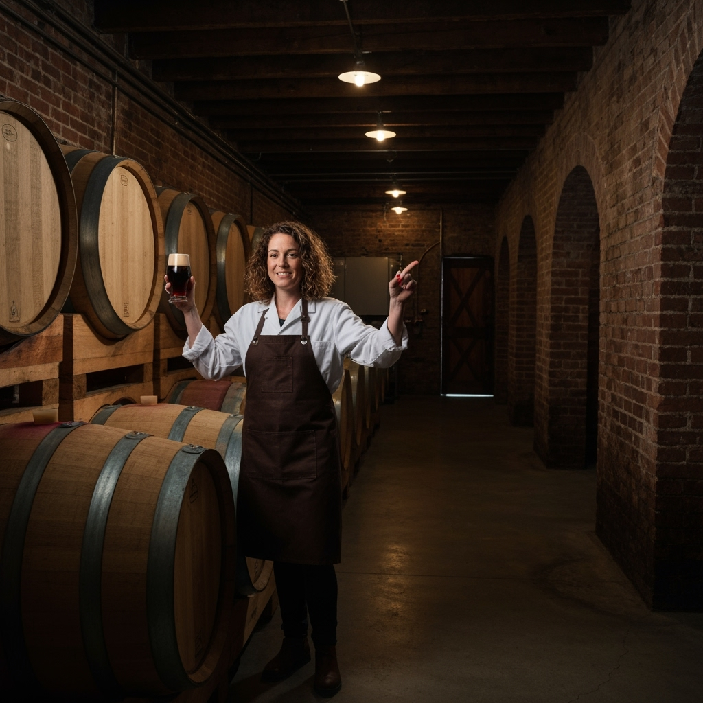 Professional craft beverage business photo example for Brew & Brand: AI Photos for Craft Beer Breweries and Taproom Culture