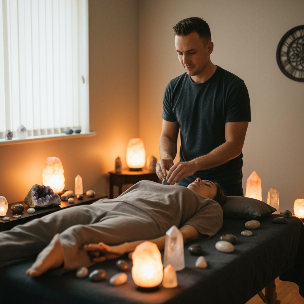 Professional metaphysical arts & crystal healing photo example for Crystal Clarity: AI Photos for Metaphysical Practitioners and Crystal Healing Enthusiasts