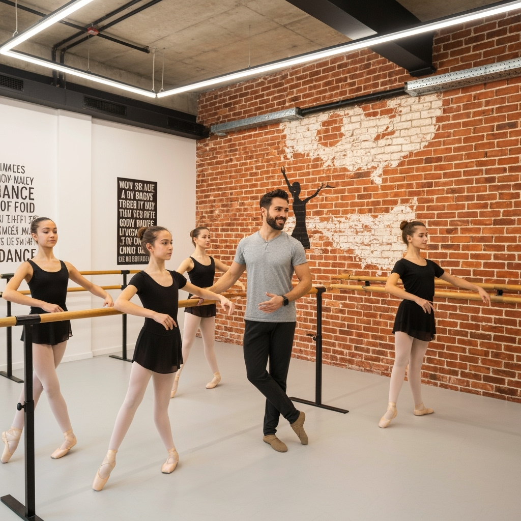 Professional dance arts & studio business photo example for Movement & Magic: AI Photos for Dance Studio Owners and Professional Choreographers
