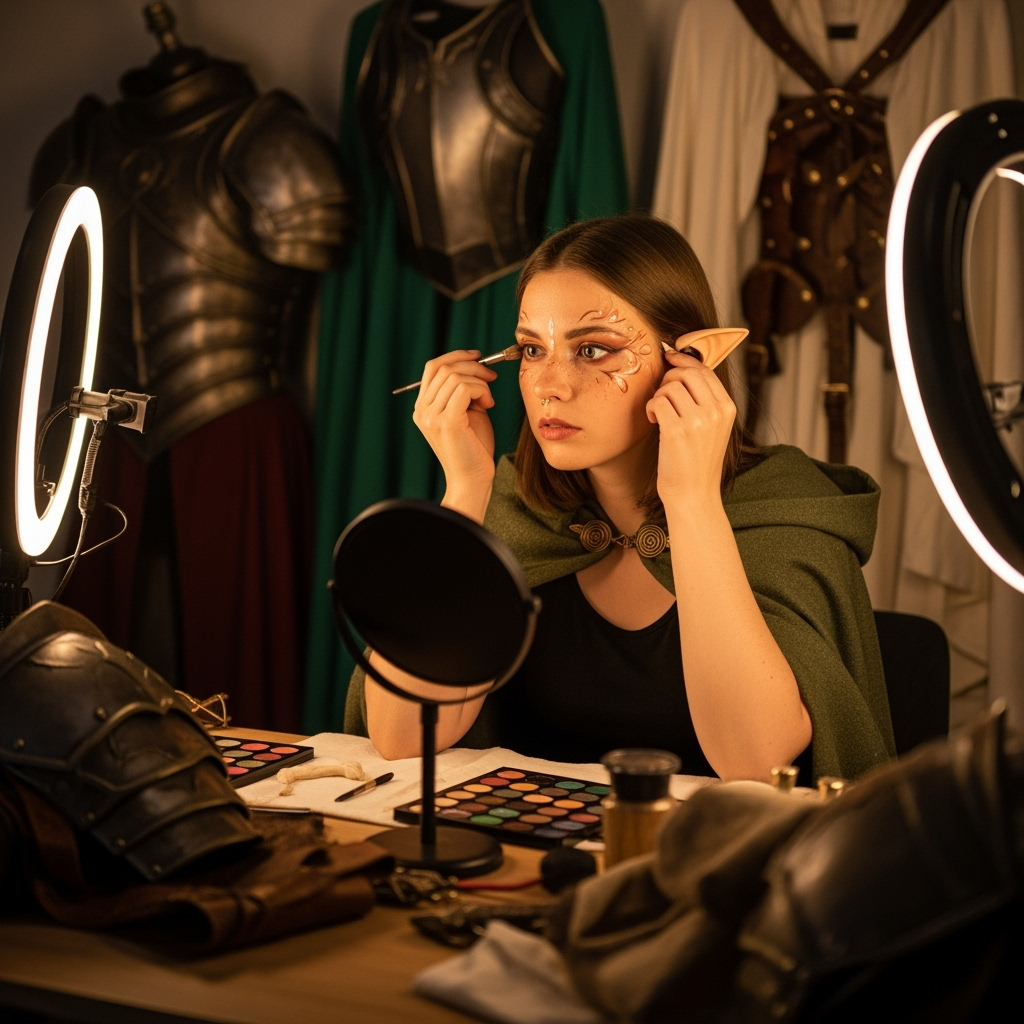 Professional fantasy & role-playing photo example for Epic Character Creation: AI Photos for LARP and Fantasy Enthusiasts