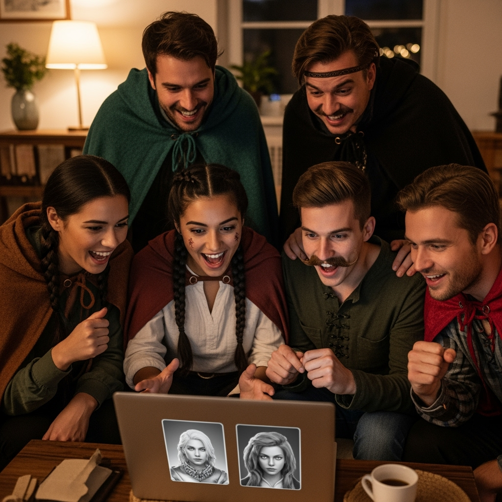 Professional fantasy & role-playing photo example for Epic Character Creation: AI Photos for LARP and Fantasy Enthusiasts
