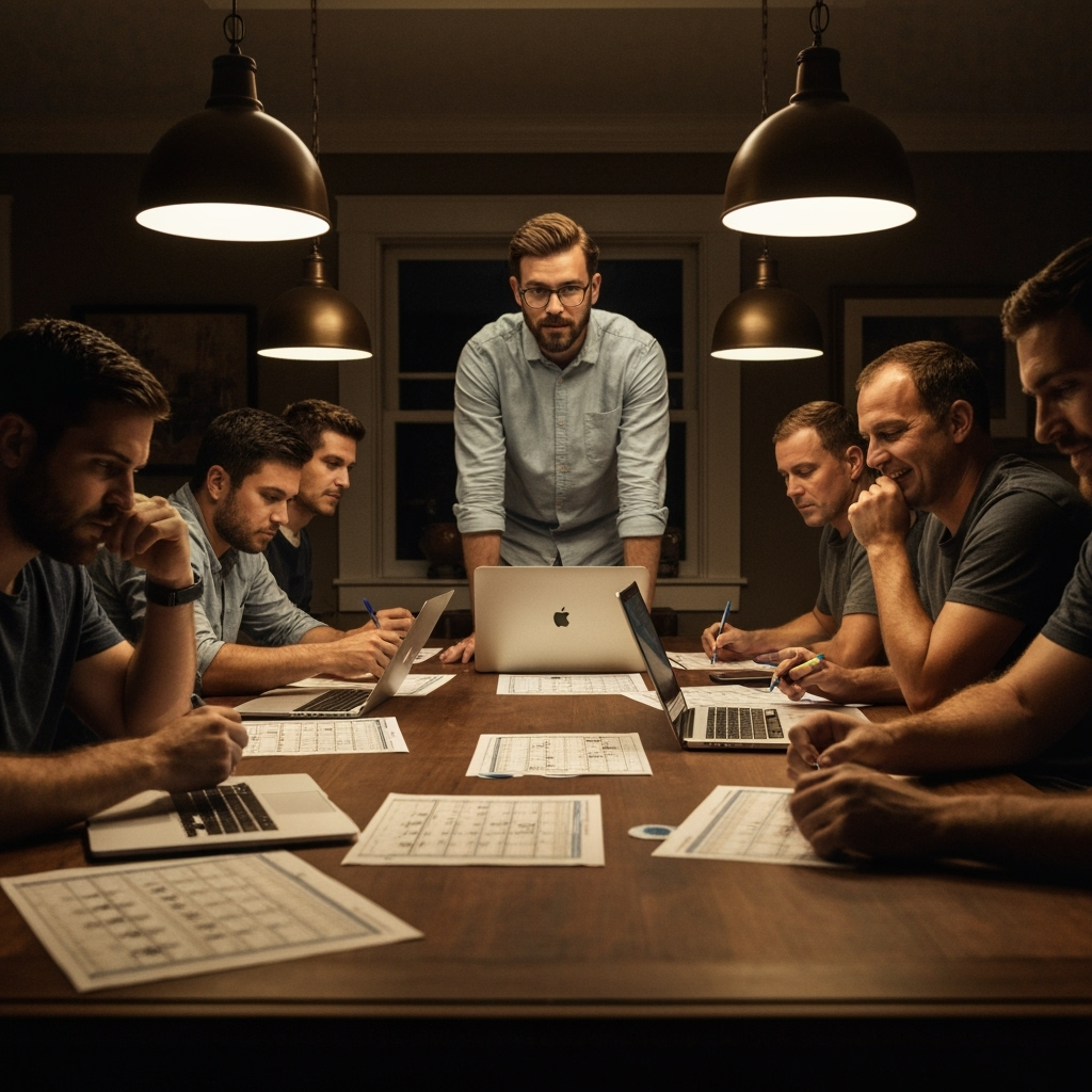 Professional fantasy sports & league management photo example for Draft Day Dynasty: AI Photos for Fantasy Sports League Commissioners and Season-Long Competition Managers