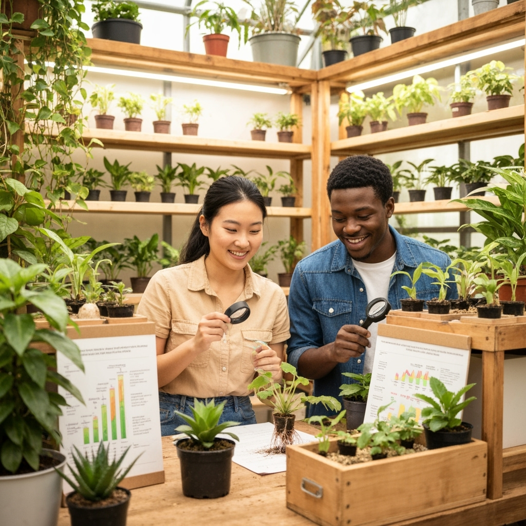 Professional indoor gardening & plant business photo example for Root & Grow: AI Photos for Plant Propagation Specialists and Indoor Jungle Entrepreneurs