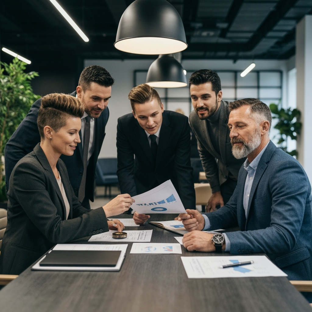 Professional veteran entrepreneurship & military transition photo example for Mission to Business: AI Photos for Military Veterans Launching Civilian Careers and Veteran-Owned Enterprises