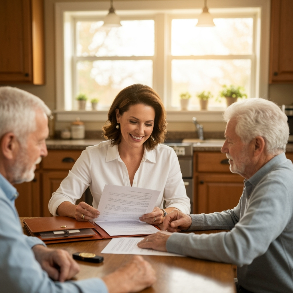 Professional mobile professional services & legal support photo example for Signature Service: AI Photos for Mobile Notaries and Traveling Document Professionals