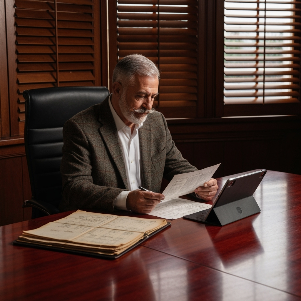 Professional family business heritage & multi-generational entrepreneurship photo example for Legacy in Focus: AI Photos for Multi-Generational Family Businesses and Heritage Enterprise Stories