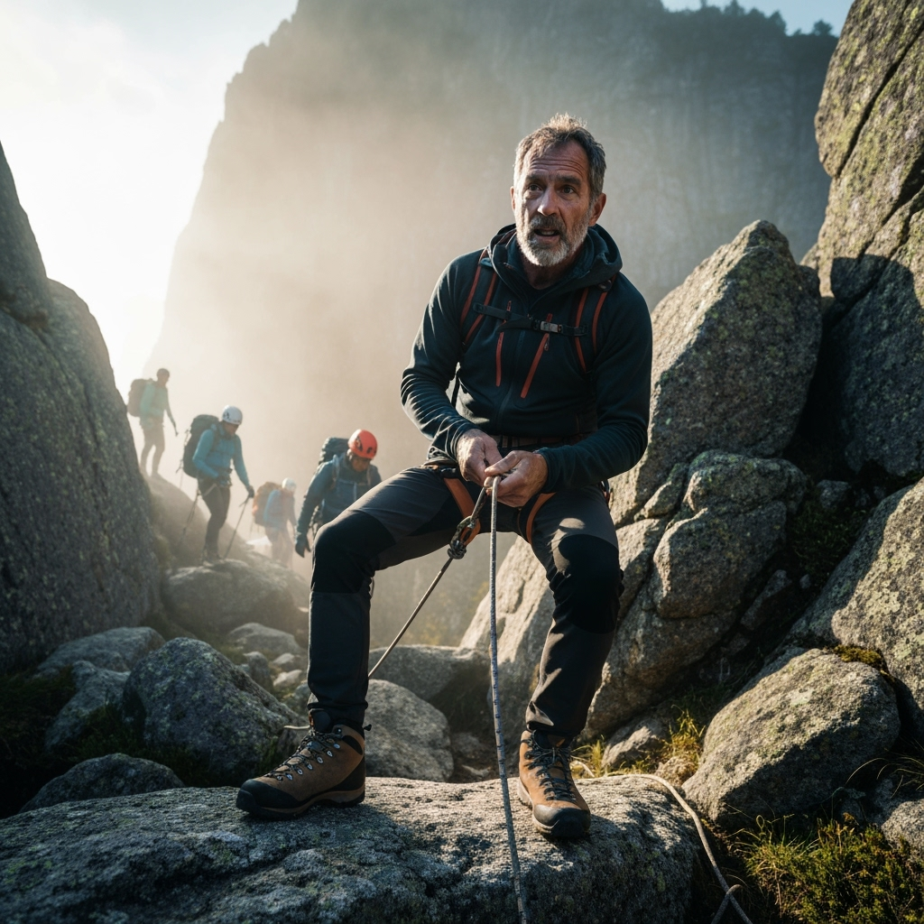 Professional outdoor adventure & guiding photo example for Trail Blazer Brand: AI Photos for Outdoor Adventure Guides and Wilderness Educators