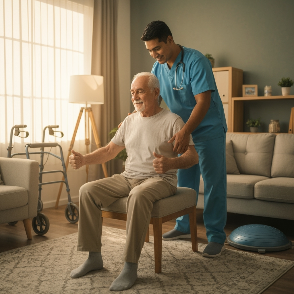 Professional senior care & companion services photo example for Compassionate Care: AI Photos for Senior Companions and Elderly Care Professionals