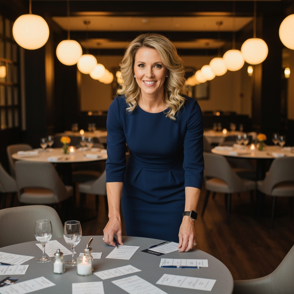 Professional event management & matchmaking photo example for First Impressions Count: AI Photos for Speed Dating Event Organizers and Matchmaking Professionals