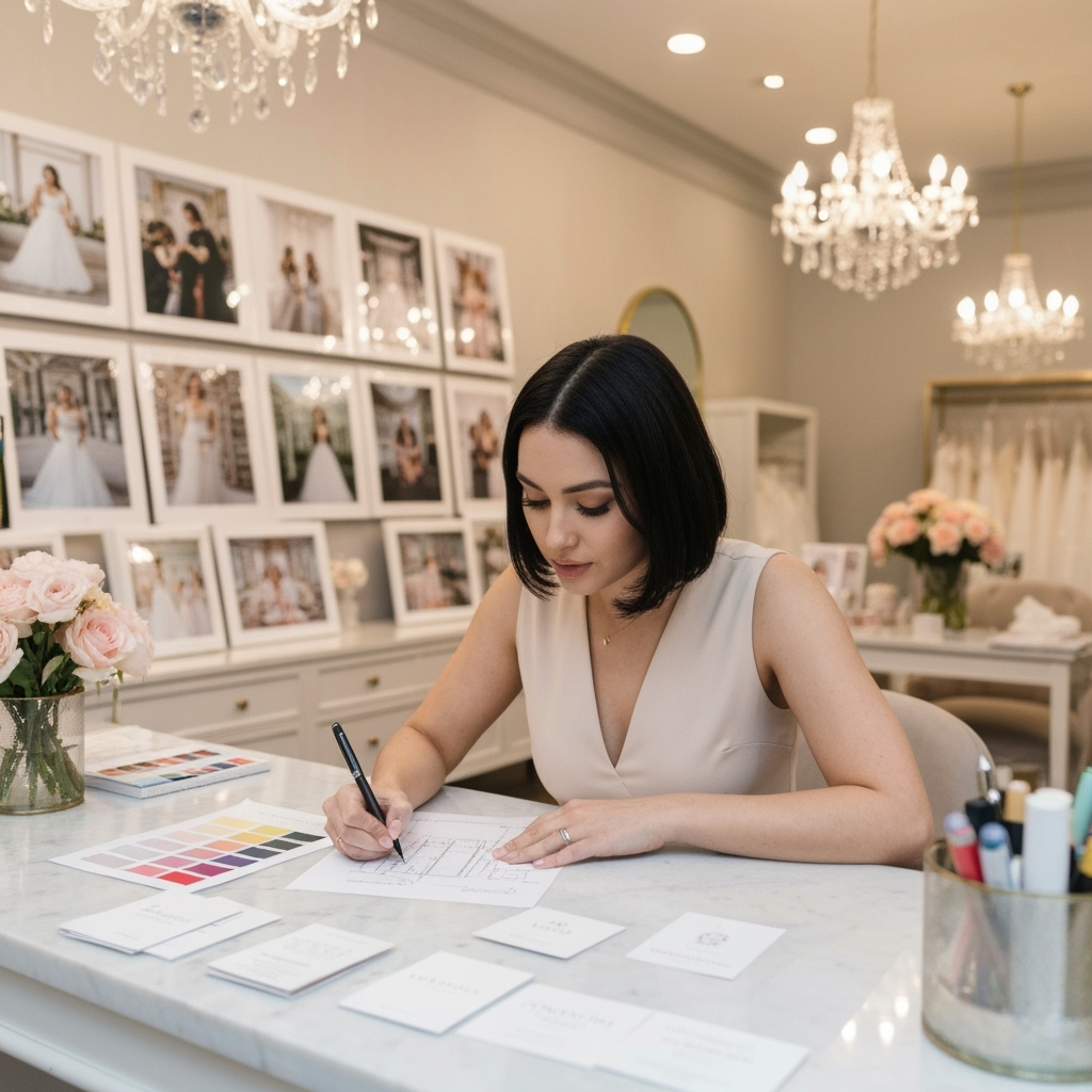 Professional wedding & event planning business photo example for Picture Perfect Weddings: AI Photos for Wedding Planners Building Their Dream Business