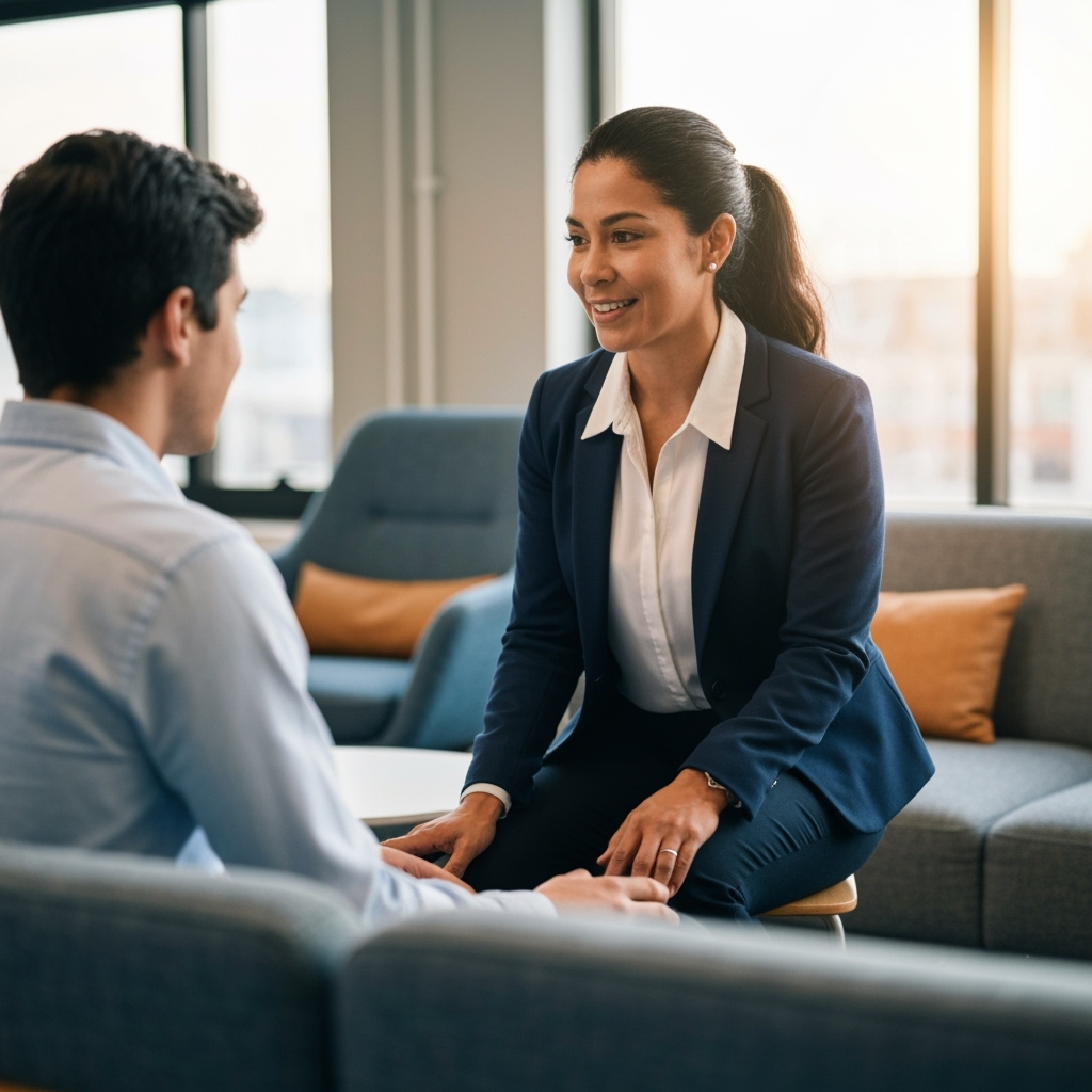 Professional corporate wellness & workplace mental health photo example for Mindful Leadership: AI Photos for Corporate Wellness Coordinators and Workplace Mental Health Champions